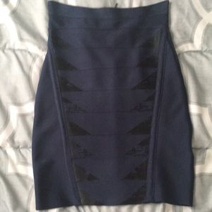Knee length size S buffalo dark blue bodycon skirt